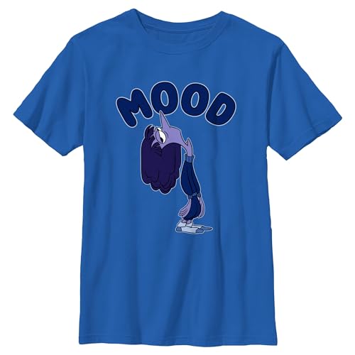 Disney Boy's Inside Out 2 Ennui Mood T-Shirt