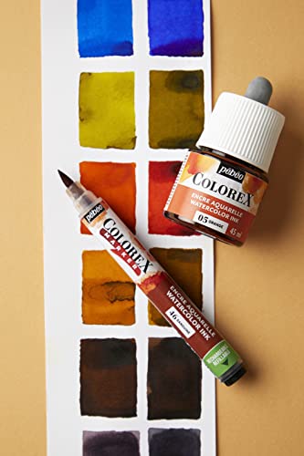 Pebeo Manga Drawing & Illustration Kit Pébéo Watercolour Ink 4 Colours 20 ml and 4 Colorex Marker, Détails en Description - Image 4