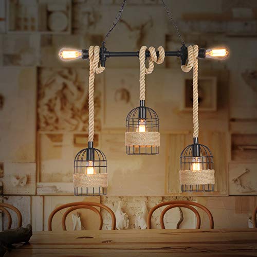 Lustre industriel rétro pour sublimer une pièce sombre - 4