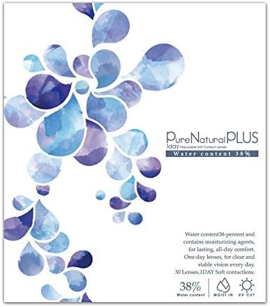 Amazon ピュアナチュラルプラス Purenaturalplus 30枚 Bc 8 6 Pwr 1 75 ピュアナチュラルワンデー ソフトコンタクトレンズ