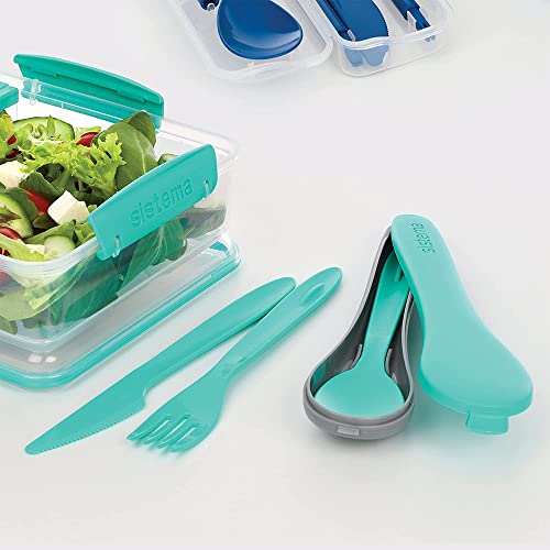 Sistema Cutlery To Go Set Turquoise