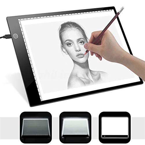 BaojunHT LED Artist Portable Digital Graphic Tablet Drawing Board Early Education Toy (30x23x0.5cm)
