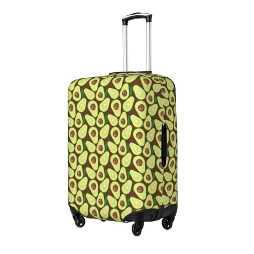 Avocado Print Luggage Cover Protector Anti-Scratch Washable Fits 18-32 Inch Luggage-Large2