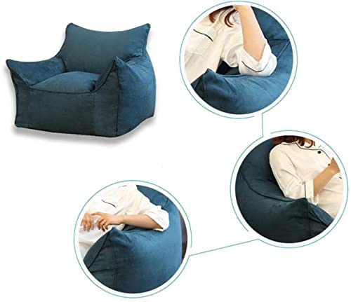 dtkmkj Multicolor Lazy Sofa Tatami Sitzsack Casual Creative Stoff Einzelsofa Abnehmbar und Waschbar 80 × 80 × 75 cm… – Bild 8