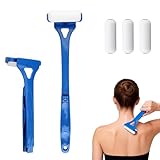 Aphohome Back Lotion Applicator, Foldable Handle with 3 Reusable Foam Rollers, Back Tanning Applicator, Evenly Applies Moisturizer Cream Ointment to Hard-to-Reach Areas for Men & Women & Seniors