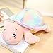 30/45/60 cm Colorato Tartaruga di Mare Giocattoli di Peluche Farcito Morbido Cotone Cuscino Cuscino Arcobaleno Tartaruga Bambola Bambini Bambino Regalo di Natale 45 cm Rosa
