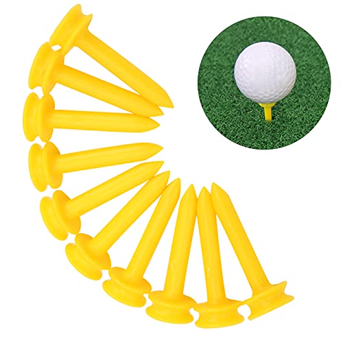 Tees de Golfe, 100 Peças de Tee Auxiliar de Treinador de Golfe Amarelo para Substituição de Tee de G