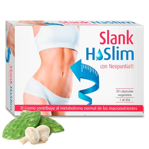 Espadiet Slank H2O Slim - Con H2O Slim, Neopuntia y Cromo - Ayuda a Regular la Grasa Corporal y Azúcares - Ayuda a Impedir la Absorción de Carbohidratos – Dieta - Metabolismo – 30 comp