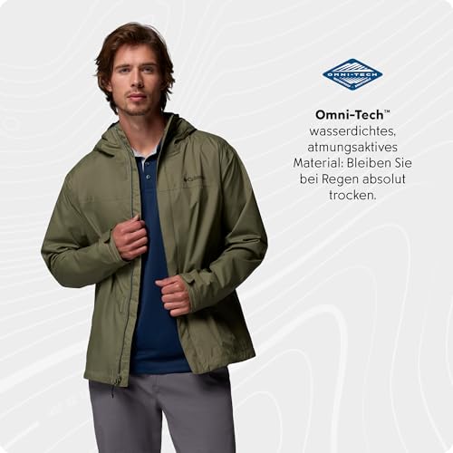 Columbia Herren Watertight 2 Jacket Wasserdichte Regenjacke, Stone Green, XXL EU