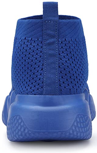 Image of Santiro Mens Walking Shoes Breathable Knit Slip On Sneakers Lightweight Athletic Gym Shoes