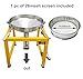 TECHTONGDA Stainless Steel Powder Vibrating Sieve Electric Screen Shaker Machine Diameter 19.6inch with 26 mesh