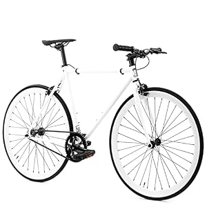 Golden Cycles Single Speed Fixed Gear Bike with Front & Rear Brakes from (63, Kilo)