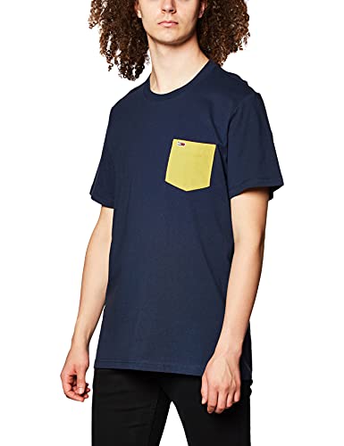 Tommy Jeans Tjm T-Shirt con Tasca a Contrasto