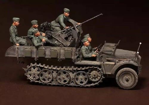 Soldats allemands artillerie 1/35 en résine figurine WW2 à peindre