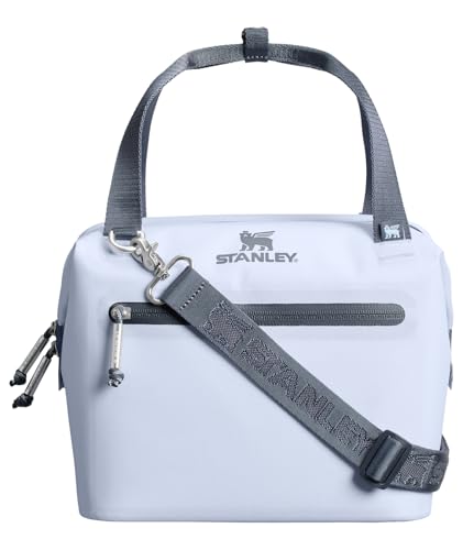 Stanley All Day Julienne Mini Soft Cooler Bag and Lunch Box 7.4 Quarts | 10 Can Cooler with Handles and Strap | Stays Cold for Hours | Insulated Travel Bag with Zipper | BPA-Free | Dew Drop
