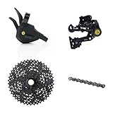 Box Four 8 Speed Single Shift E-Bike Cycling Groupset with Rear Derailleur, Bike...