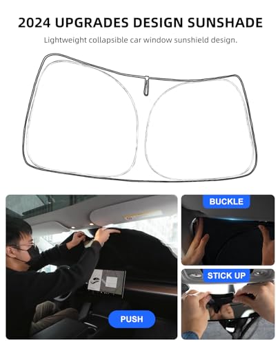 Sun Shade Windshield Sunshade for 2019 2020 2021 2022 2023 2024 Mercedes Benz SLC E-Class E200 E260 E300 E350 Coupe Sun Visor,Front Window Shield Cover Protector 240T Reflective Car Accessories
