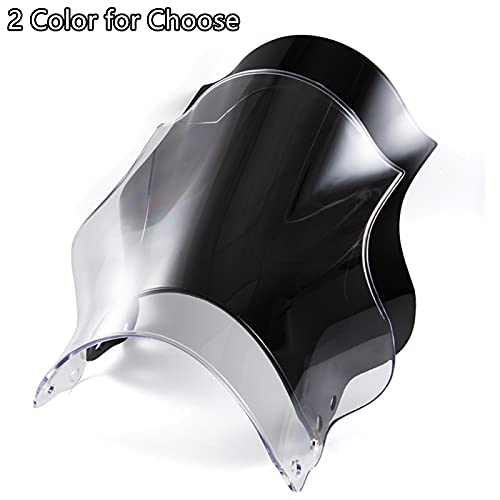 Universal Motorcycle Windshield, Motorbike Windscreen Windproof Protector Wind Deflector Modification Parts Universal Fit For Cb400 Cb600 Cb750 (Black) #TOP6