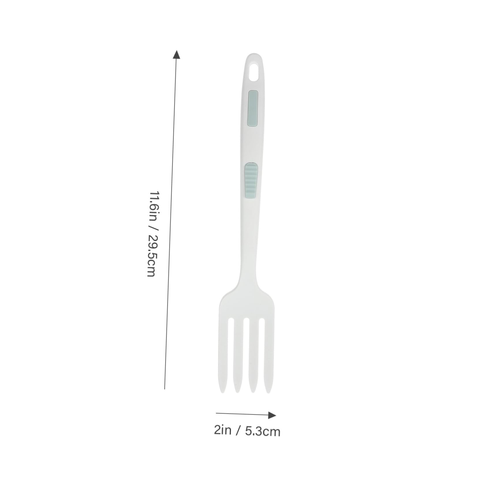 COLLBATH Silicone Fork for Cooking Ergonomic Multi Function Noodle Server for Pasta Suitable for Home Restaurants Camping More Heat Resistant Design Easy to Use