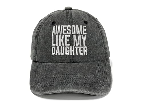 Image of Embroidered Adjustable Baseball Hat for Men Women, Washed Cotton | Premium Embroidery Design, Adjustable Metal Buckle Closure, Simple Lifestyle Wear