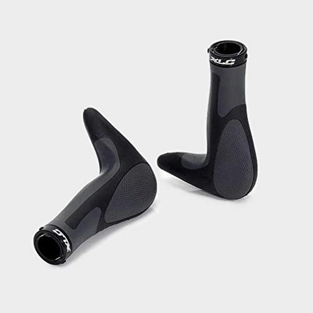 XLC Unisex – uchwyty Hitch GR-G16, czarne, szare, rozmiar uniwersalny