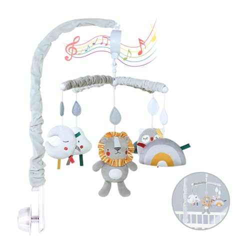 Carrusel Cuna Bebe Movil Cosas Bebes Accesorios Decoracion Habitacion Brinquedos 0-3 Meses Movil Luz y Musica Mobile Regalos Para Recien Nacidos Niño Niña