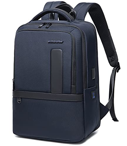Image of Arctic Hunter Office Laptop Backpack 27L Heavy Duty Expandable Design 16-inch Shockproof Pocket 1680D Polyester Water-resistant USB/Type-C Port Padded Daypack for Business Travel (Blue)