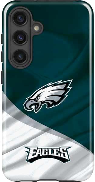 Skinit Impact Phone Case Compatible with Galaxy S24 - Officially Licensed NFL Philadelphia Eagles Design