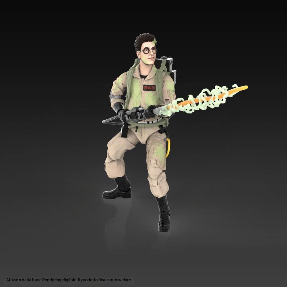 Ghostbusters Plasma Series Glow-in-the-Dark Egon Spengler Toy 6-Inch Scale Collectible Classic 1984 Figura, bambini dai 4 anni in su