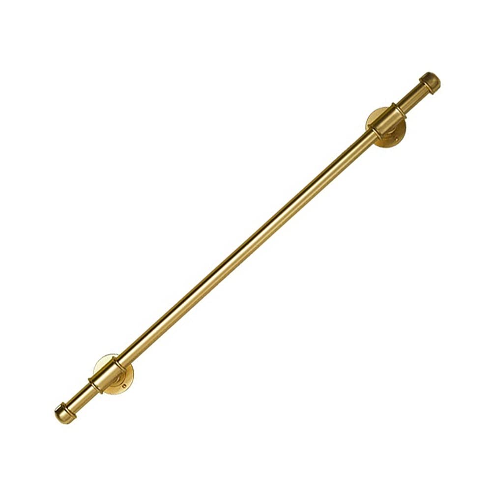 Barre d'appui antidérapante dorée pour rampe d'escalier intérieure et extérieure en métal