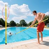 Yuwoune 14.8ft ​​Telescopic Pool Rescue Hook​​ | OSHA ​​Water Rescue...