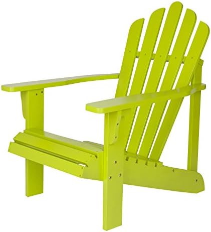 Shine Company Westport Adirondack Chair, Lime Green