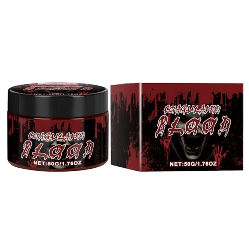 Sangre Falsa - Sangre De Vampiro | Halloween Fake Blood Makeup | Pintura Corporal Realista, Líquido De Vestuario Lavable Para La Cara, La Piel, La Ropa | Props De Escenario Teatral Seguro Zombie, Paya