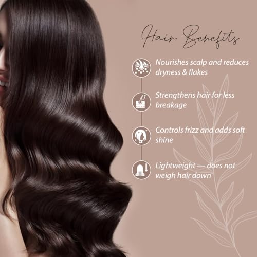 Image of Jojoba Oil | 100% Pure & Cold Pressed Carrier Oil for Face, Hair & Body | Lightweight Non-Sticky Moisturiser for Oily & Dry Skin | Helps Control Acne, Frizz & Dryness | 120 ml