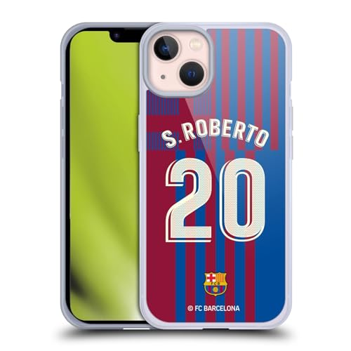 Coque en Gel FC Barcelona Sergi Roberto pour iPhone 13