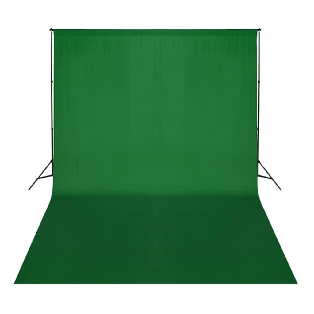 Sfondo fotografico in cotone, verde, 500 x 300 cm, per produzione di foto e video Chroma-Key