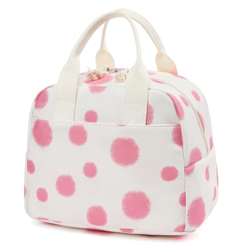 Image of LOVELYWIND Lunch Box for Women Cute Lunch Bags for Women Lunch Tote Bags Reusable Insulated Lunch Box Large Capacity Reusable Insulated Cooler for Work or Travel Gifts or Beach