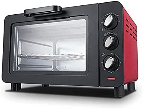 Mini Forno per Pizza 15L Mini Forno Elettrico Nero con Timer, Piccolo Forno  Elettrico per roulotte, Forno per la casa Piccola Forno, Design di Carte a  Tre Strati (Color : Noir) :