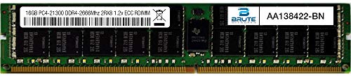 Brute Networks AA138422-BN - 16GB PC4-21300 DDR4-2666Mhz 2RX8 1.2v ECC Registered UDIMM (OEM PN # AA138422)