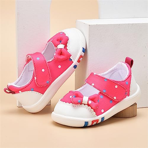 Toddler Beach Sandals Infant Boys Girls Baby Newborn Sneakers Cute Polka Dot Print Bow Breathable Toddler Sandals3