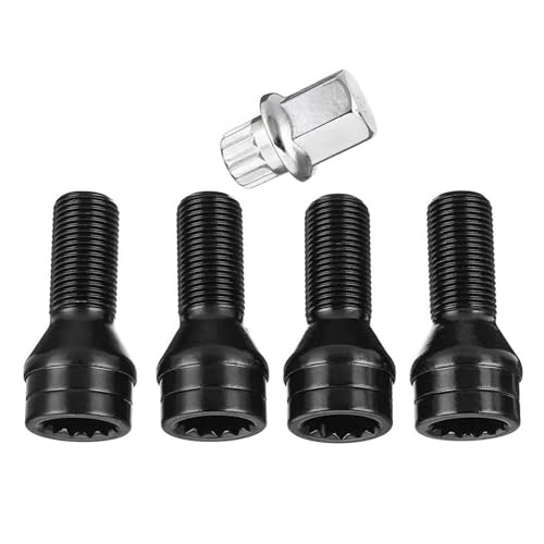 Pernos de bloqueo de rueda para evitar robos en llantas MINI Paceman R56 acero negro 3