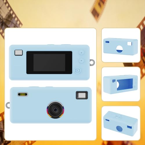 Funda de silicona para cámara Charmera con protector de pantalla miniatura 4