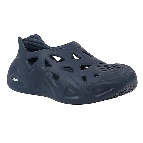 Image of URJO EZY Men's Clogs /Sandals with Adjustable Back Strap Ultra Soft & Flexibility Anti Skid Comfortable Waterproof Daily Mules Clogs /Sandals for Men