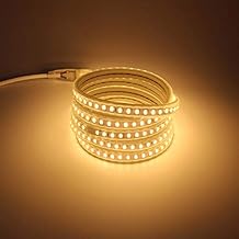 pcning 3 Metres 220 V LED Strip Outdoor without Transformer IP67 Waterproof 5730 120 LEDs/M Strip, 3 m Strip LED Girlande Powerful Lighting 3000 K (Warm White, 3 m)
