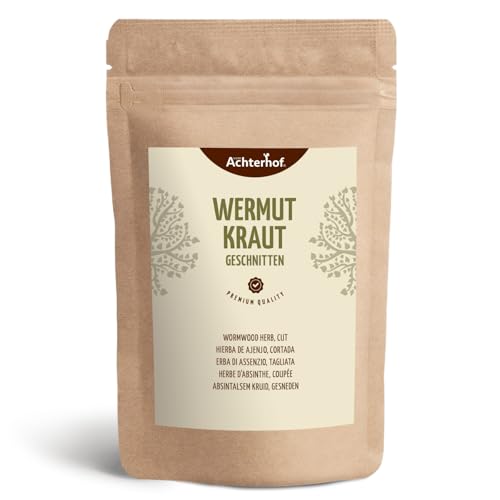 Wermutkraut geschnitten 500g | Bitterkraut | Wermutkraut-Tee | Wermut geschnitten als aromatisches Würzmittel oder Tee | vom Achterhof