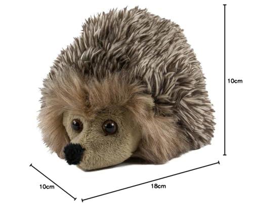 Teddys Rothenburg Kuscheltier, Igel, Willibald, 18 cm, grau, Plüschigel