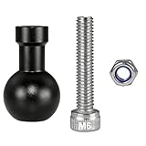 Construction robuste et durable: Fabriqué en alliage d’aluminium avec filetage acier M6, cet adaptateur rotule 17 mm M6 résiste à l’usure, à l’oxydation et aux conditions extérieures. Idéal pour prises de vue prolongées, vlogging et déplacements.