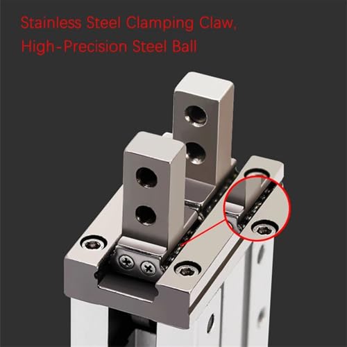 Cilindro neumático MHZ2-16S de 2 dedos con abrazaderas de aluminio 6
