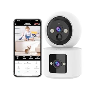 VSTARCAM Cameras for Home Security, WiFi Indoor Camera Wireless with AI Motion Detection, Battery Powered One-Touch Call, Pet/Baby Monitor, Color Night Vision, Pan/Tilt, 2-Way Audio, TF/Cloud Storage