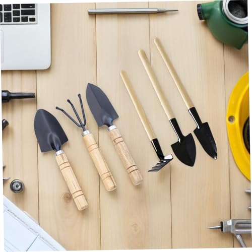 Kit pequeño de herramientas de jardinería POPETPOP miniatura 6